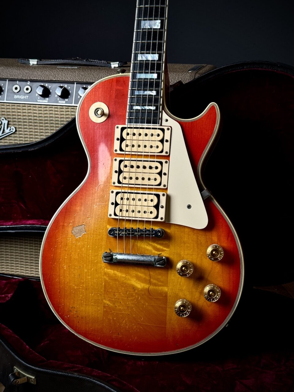 2011 Gibson Ace Frehley Budokan 74 Les Paul Custom Aged & Signed