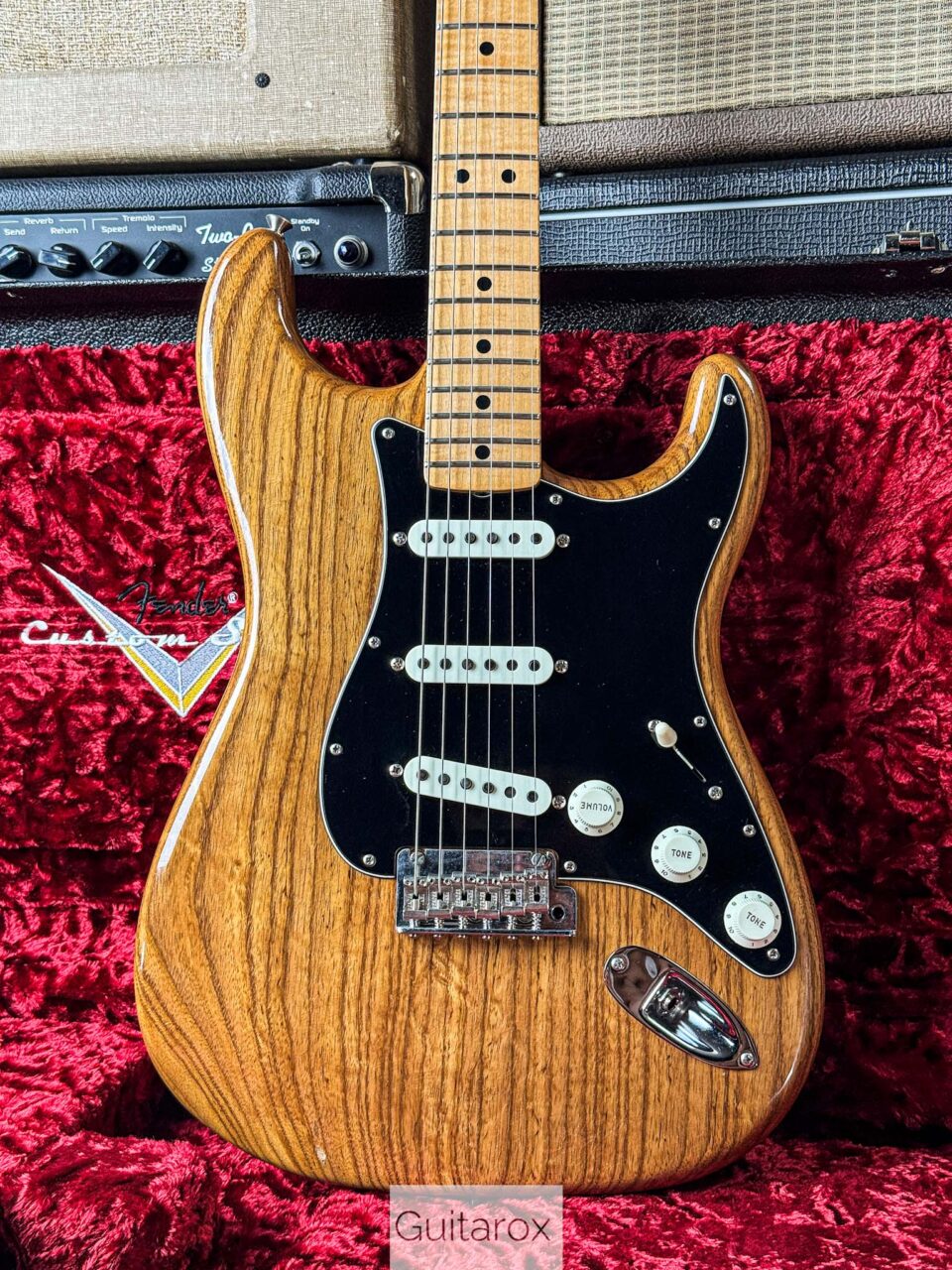 2020 Fender 65 Stratocaster Closet Classic Roasted Ash Natural – 3,24kg!