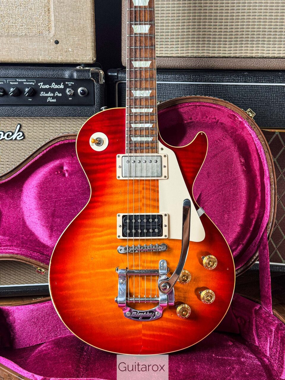 2015 Gibson 59 Les Paul Bigsby Aged Vintage Cherry