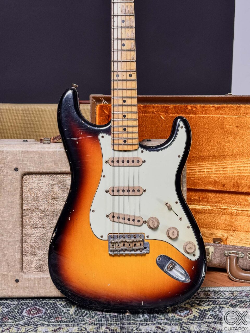 2009 Fender Custom Shop 1959 Stratocaster Masterbuilt John Cruz 3-Color Sunburst Relic