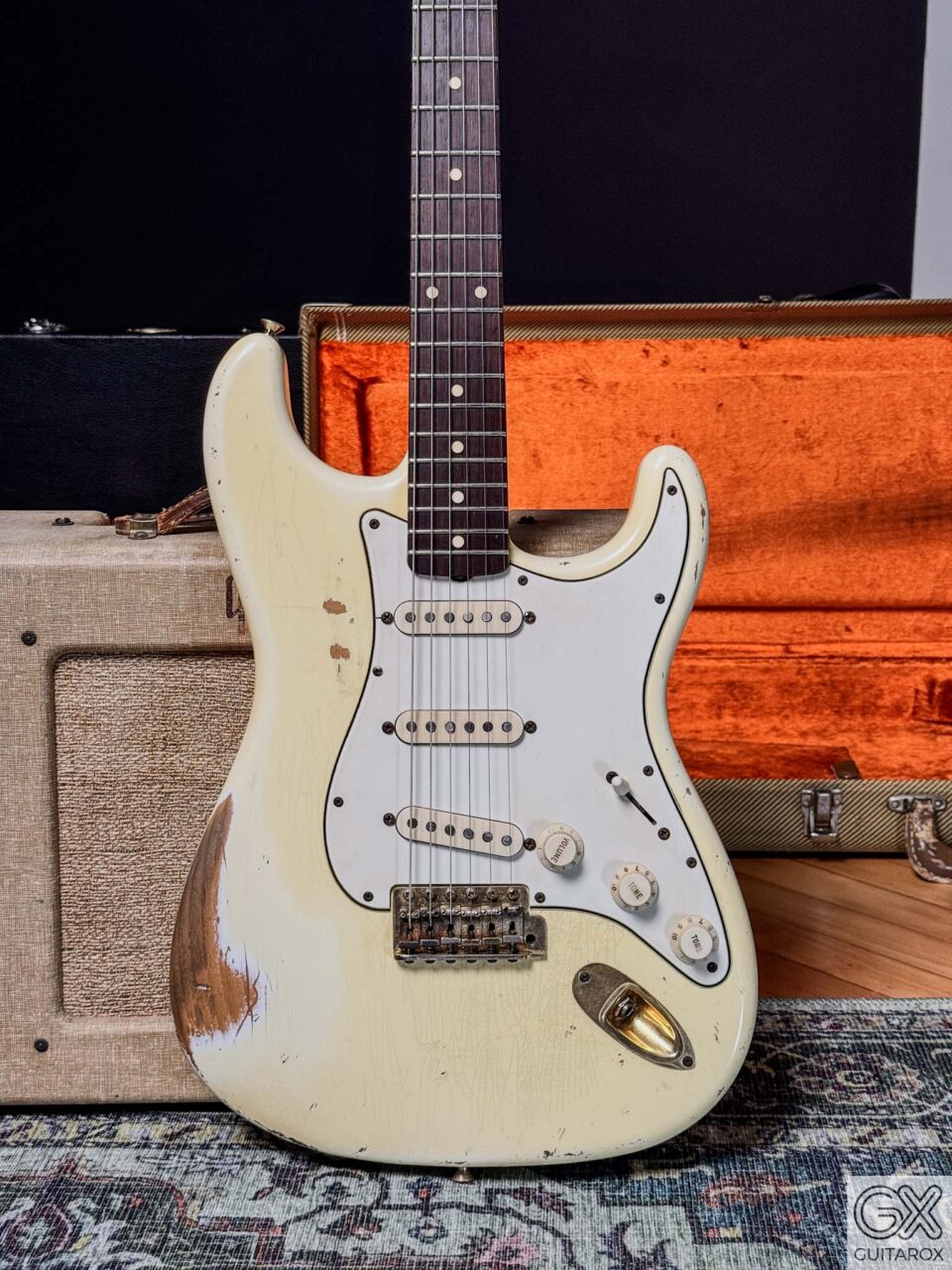 2006 Fender 1959 Stratocaster Relic Olympic White